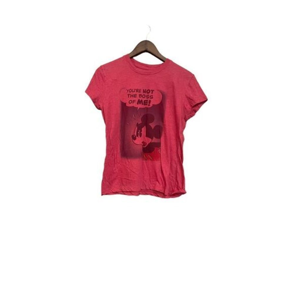 Disney The Wonderful World Of Disney Red Mickey Kids XL T Shirt